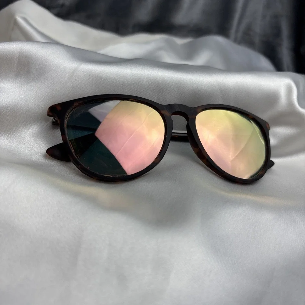 Detour Hurricane‎ Sunglasses Mirrored Polarized Lenses Metal Tortiseshell